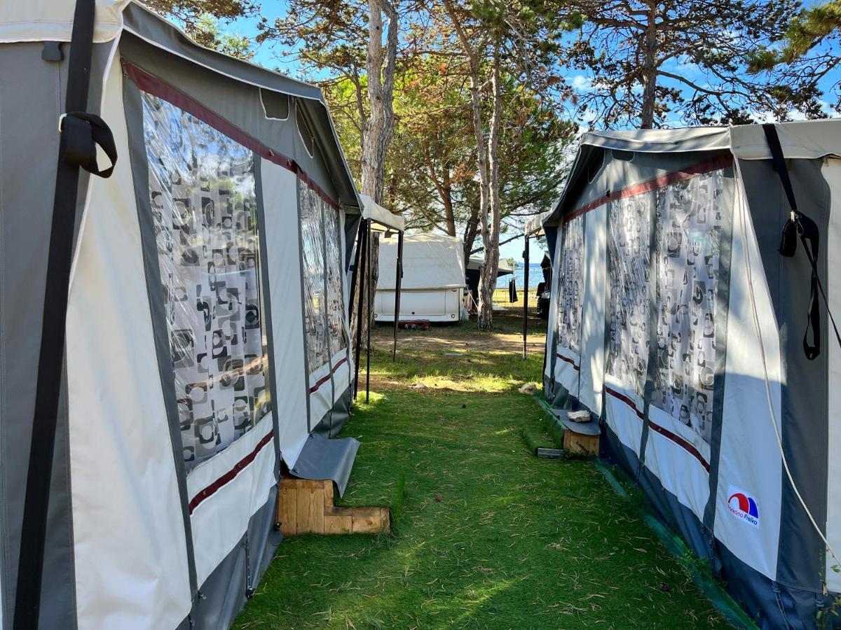 Dalmacia Mobile Homes And Caravans At The Beach Privlaka  Buitenkant foto